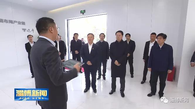 淄博市委书记江敦涛调研省温州商会会长企业连城智谷·临淄数字产业孵化中心